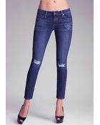 Bebe Slim Athens Jeans - Lyst