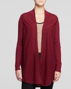 Eileen Fisher Merino Wool Long Cardigan - Lyst