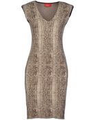 Lanvin Short Dress - Lyst