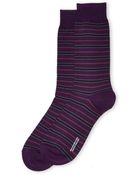 Pantherella Striped Socks - Lyst