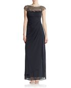 Xscape Beaded Gown - Lyst