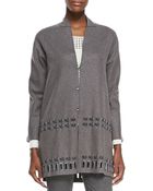 Elie Tahari Leann Wool-Blend Coat - Lyst