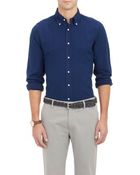 Gant Rugger Indigo Oxford Shirt - Lyst