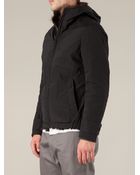 G.guaglianone Fur Lining Hooded Bomber Jacket - Lyst