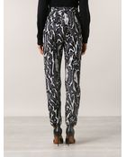 Proenza Schouler Slim Pleated Trousers - Lyst