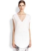 Helmut Lang Twistback Jersey Tee - Lyst