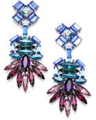 Dannijo Becker Crystal Drop Earrings - Lyst