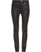 Acne Studios Close 5 Pocket Leather Pant - Lyst