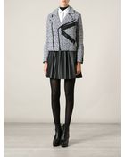 Kenzo 'White Noise' Biker Jacket - Lyst