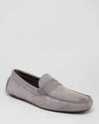 To Boot Ashton Suede Penny Drivers - Lyst
