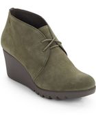 Donald J Pliner Maka Suede Wedge Chukka Boots - Lyst