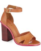 Kelsi Dagger Barcelona Chunky Heeled Sandals - Lyst