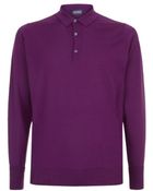 John Smedley Cotswold Long Sleeve Polo Shirt - Lyst