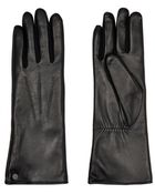 Agnelle Cutout Leather Gloves - Lyst