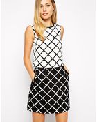 Oasis Diamond 2 In 1 Dress - Lyst