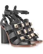 Proenza Schouler Black Studded Gladiator Sandal - Lyst