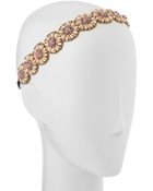 Deepa Gurnani Sun Circle Embellished Headwrap - Lyst