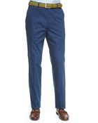 Peter Millar Cotton Flat Front Dress Pants - Lyst