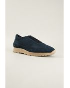 Common Projects Track Navy Suede Sneakers - Lyst