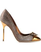 Sergio Rossi Embellished Pumps - Lyst