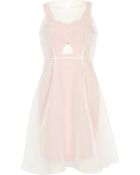 River Island Light Pink Organza Overlay Prom Dress - Lyst