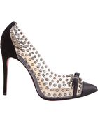 Christian Louboutin Bille Et Boule Studded Pumps - Lyst