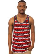 RVCA The Poly Rhythmo Tank - Lyst