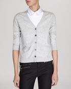Karen Millen Cardigan - Knit Contrast Back - Lyst