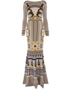 Temperley London Long Portillo Jacquard Dress - Lyst