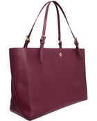 Tory Burch Small York Buckle Tote Handbag - Lyst