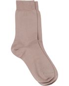 Maria La Rosa Solid Mid-Calf Socks - Lyst