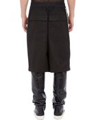 Rick Owens Side-Stripe Drop-Rise "Big Shorts - Lyst
