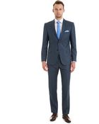 Ted Baker Tailored Fit Steel Blue Suit - Lyst