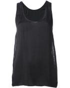 Emilio Pucci Lace Panel Tank Top - Lyst