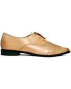 Pull&Bear Woven Lace Up Flat Shoes - Lyst