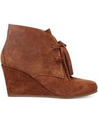 Dolce Vita Dv By Pellie Wedge Booties - Lyst