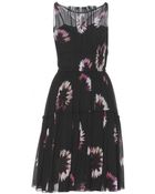 Nina Ricci Silk-Chiffon Printed Dress - Lyst