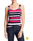 Banana Republic Factory Sequin Stripe Tank - Lyst
