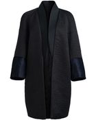 Amanda Wakeley Megumi Balloon Sleeve Coat - Lyst