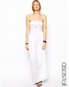 Asos Tall Bandeau Maxi Dress - Lyst