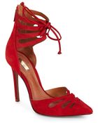 Schutz Nadely Suede Pumps - Lyst