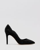 Reiss Pointed Toe Pumps - Harper Scalloped Court High Heel - Lyst