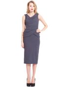 Mark + James By Badgley Mischka Draped Waist Dress - Lyst