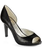 Anne Klein Octavie Peep Toe Pumps - Lyst