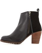 Lotus Teagan Leather Block Heel Ankle Boots - Lyst