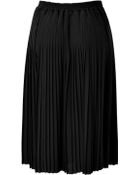 RED Valentino Crepe De Chine Pleated Skirt - Lyst