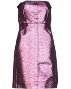 Lanvin Short Dress - Lyst