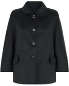 Armani Collezioni Pea Collar Swing Jacket - Lyst