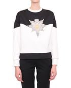 Francesco Scognamiglio Neoprene Sweatshirt With Embroidery - Lyst