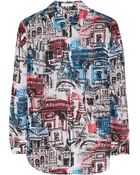 Equipment Reese Printed Silk Shirt - Lyst